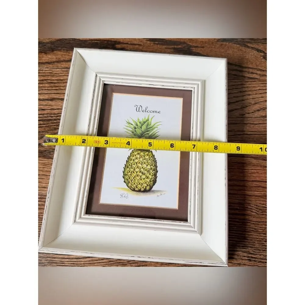 Charleston Pineapple Palm Wall Art Prints Signed George Roberts 2009 Coastal
